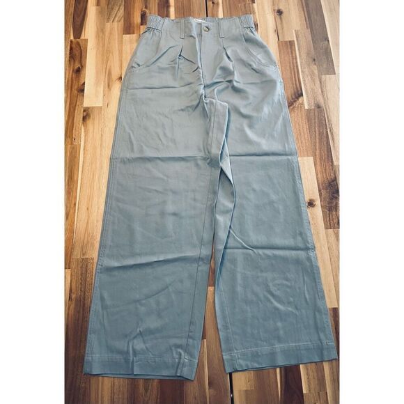 Madewell Women's The Neale Straight-Leg Pant in Drapeweave - Picture 2 of 5
